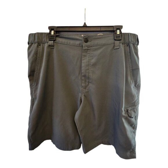 WRANGLER MEN'S FIELD UTILITY SHORT LT GREY WAIST 36 EASY CARE LIGHTWEIGHT CARGO - Picture 1 of 6